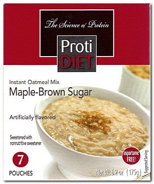 ProtiDiet - Maple Brown Sugar Oatmeal