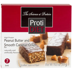 ProtiDiet - Peanut Butter & Smooth Caramel Crisp Bar